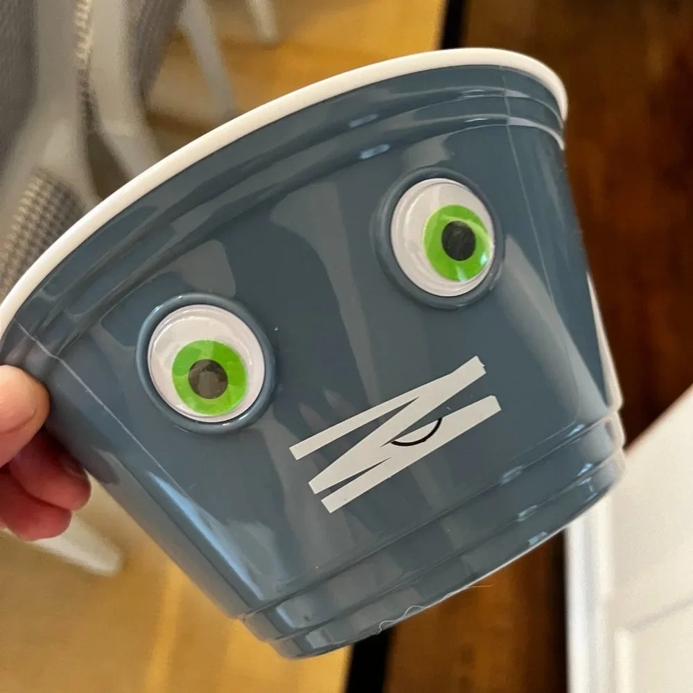 Plastic Google-Eyed Snack Bowls‎ - Set of 4 (new)